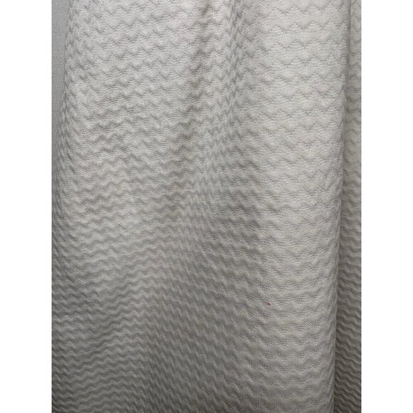 LILLY PULITZER White Jacquard Halter Dress Beaded Apron Size 2 Summer Preppy - Picture 8 of 11